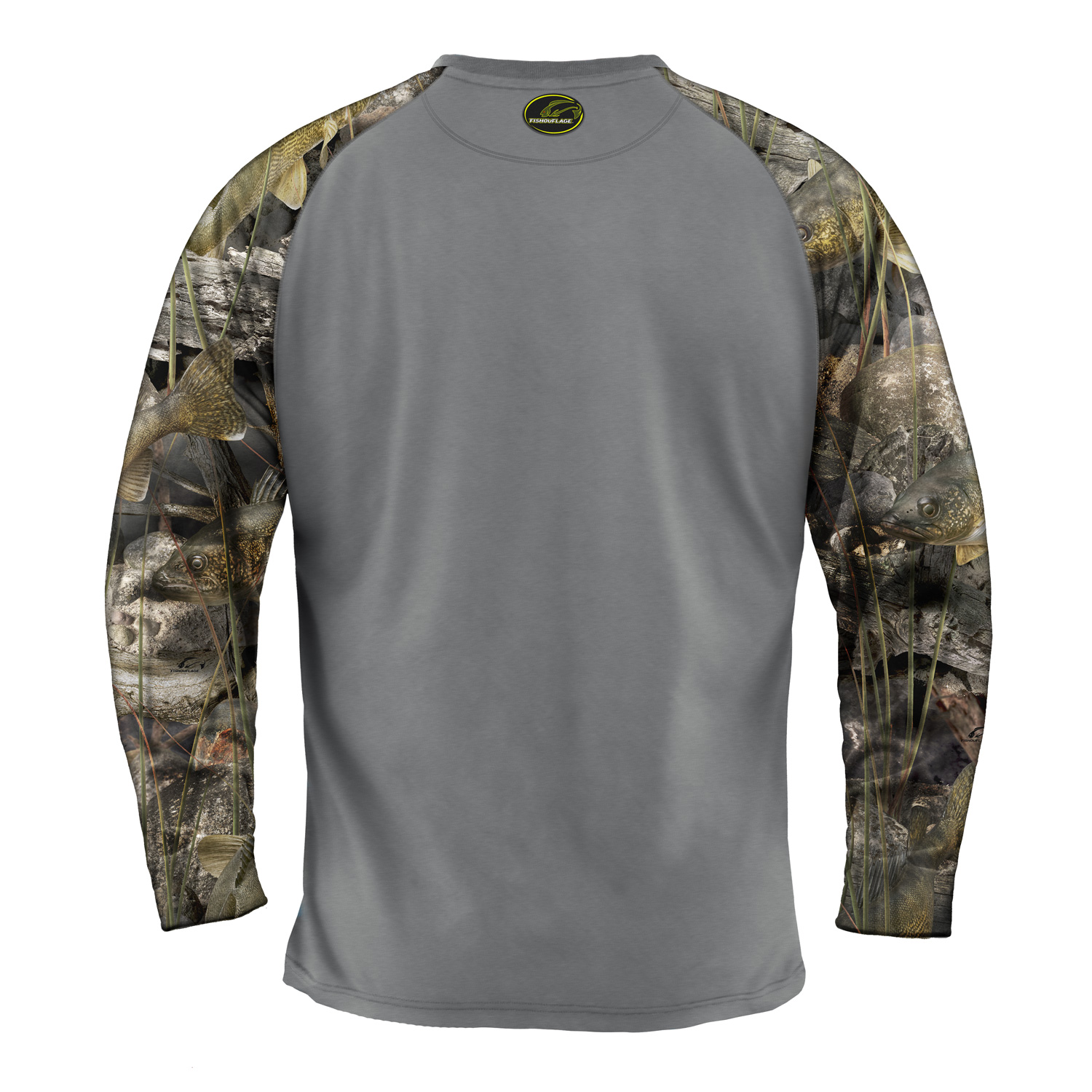 Long Sleeve Walleye Fishing T-Shirts | Men’s Fish Shirt | Fishouflage