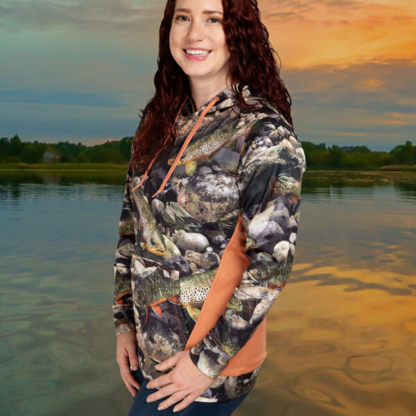 Ladies Ultimate Hoodie (Trout) - Image 2