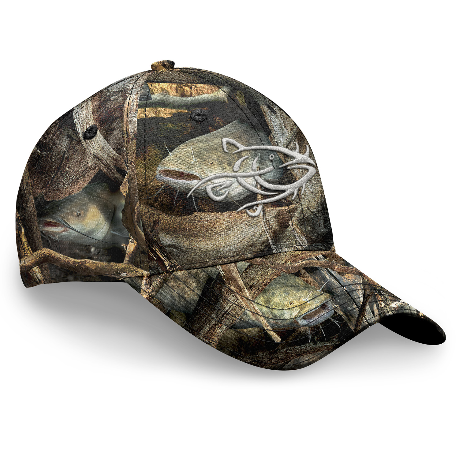 Catfish Fishing Trucker Hats | Mesh Back Caps for Fishing | Fishouflage