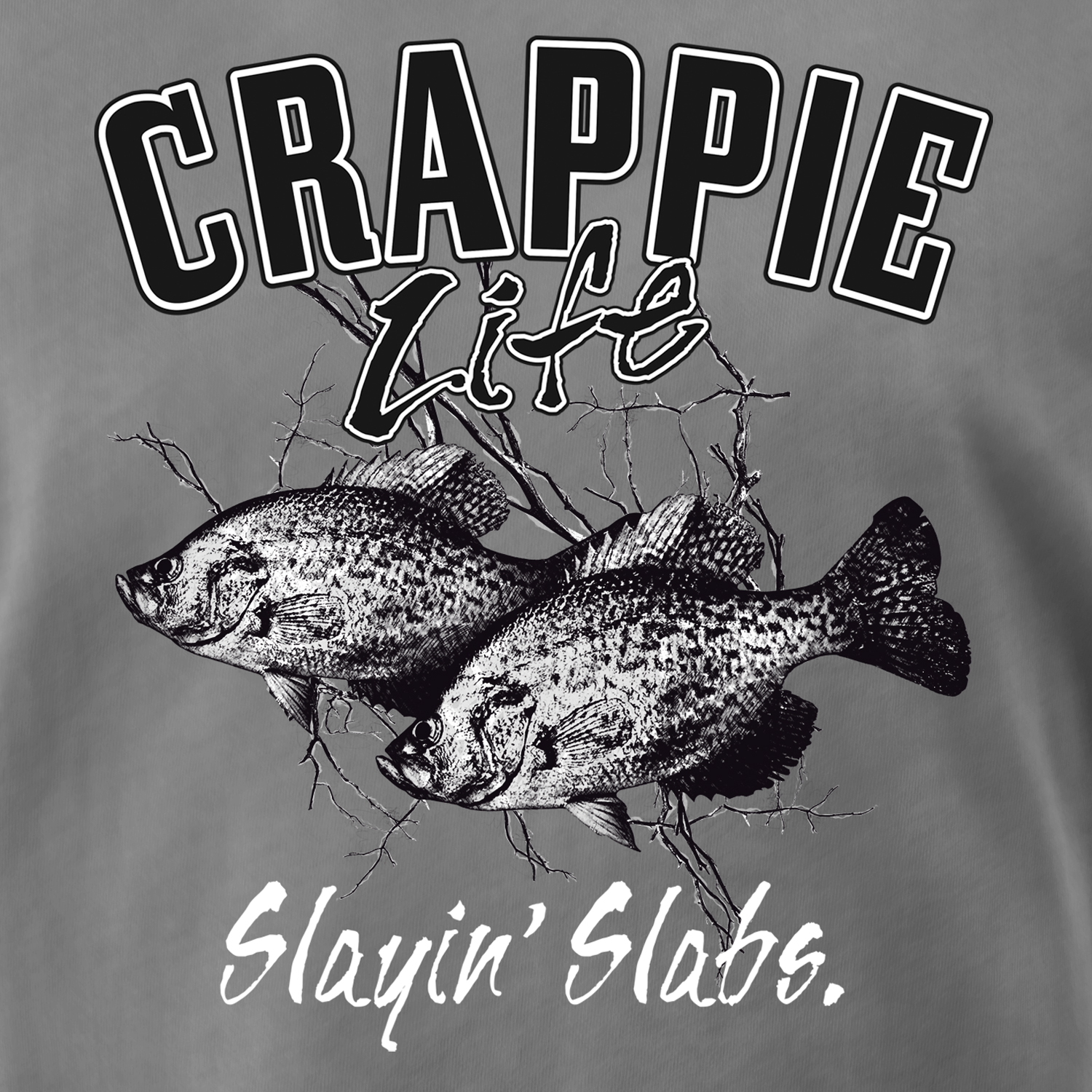 Long Sleeve Crappie Fishing T Shirts
