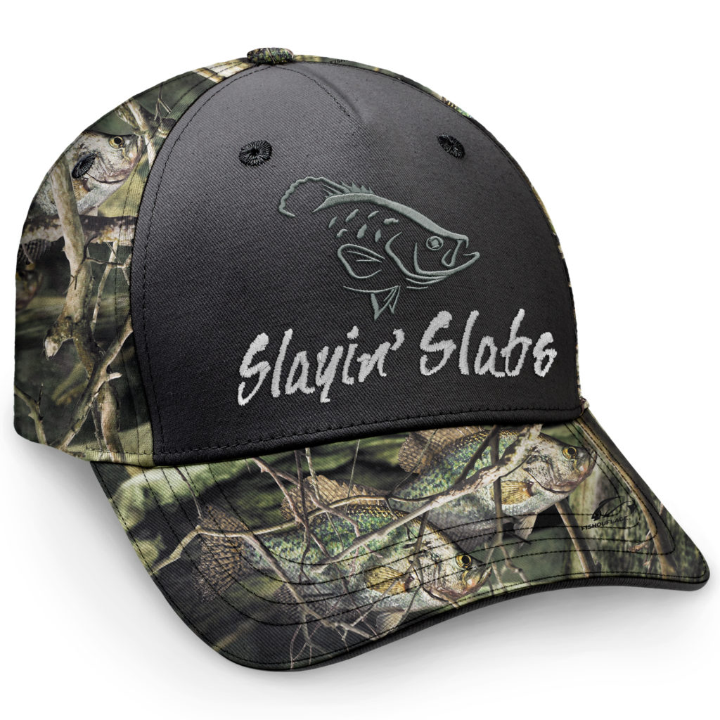  Fishouflage Slayin' Slabs Crappie Cap – Men's Camo