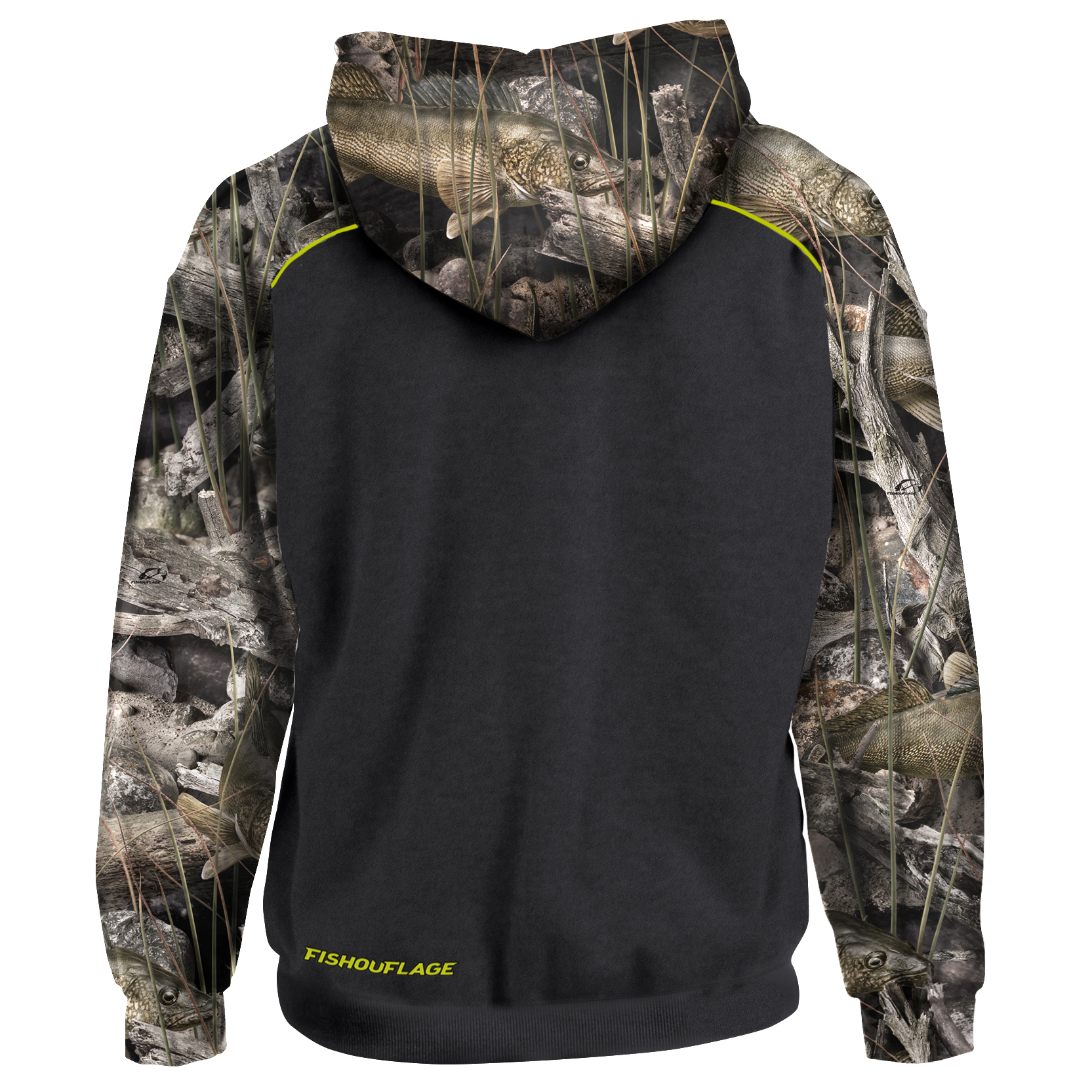 Fishouflage Ambush Carp Hoodie – Camo Fishing Hooded Sweatshirt for Men –  Ideal for Carp Anglers