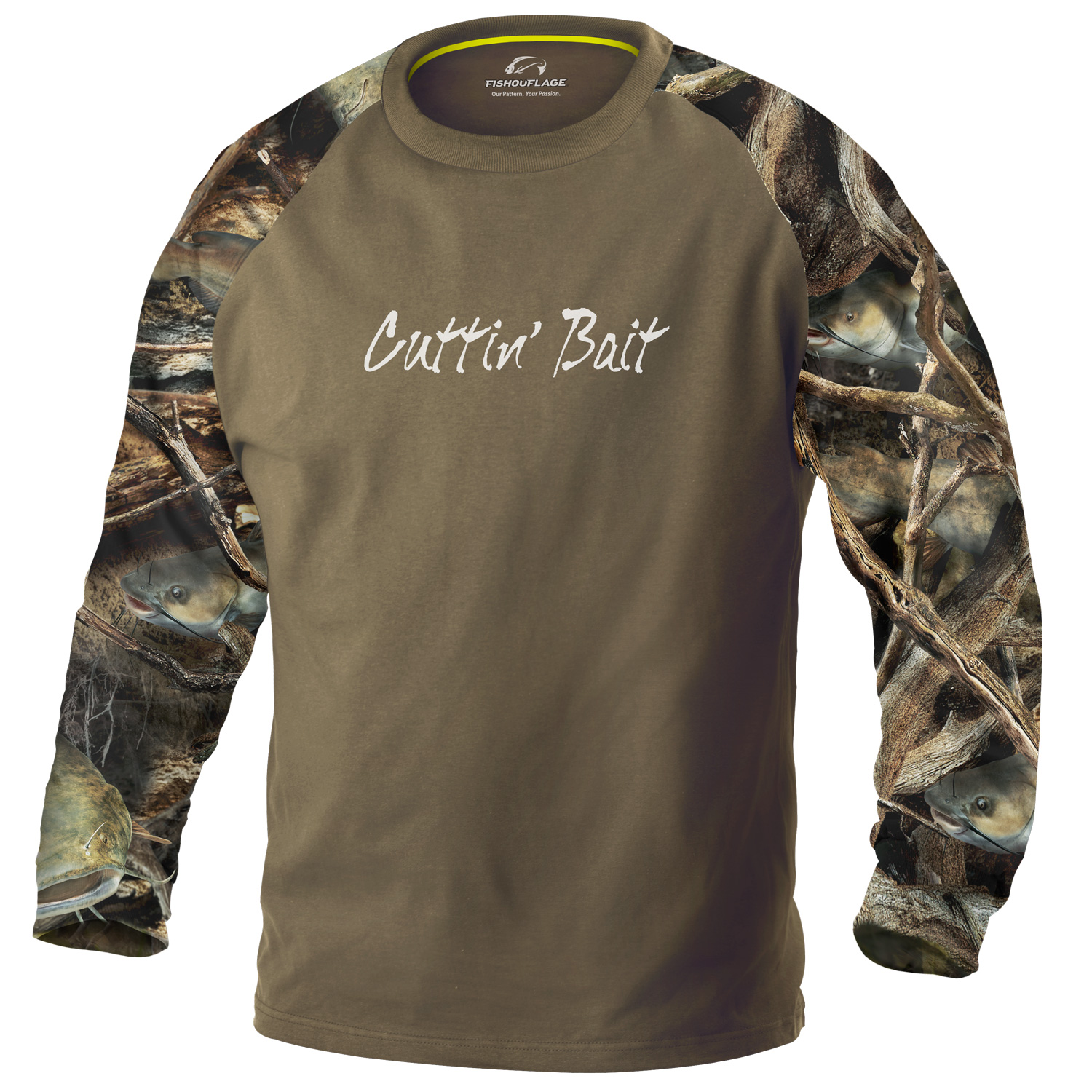 Long Sleeve Fishing T Shirts for Men, Catfish Shirt