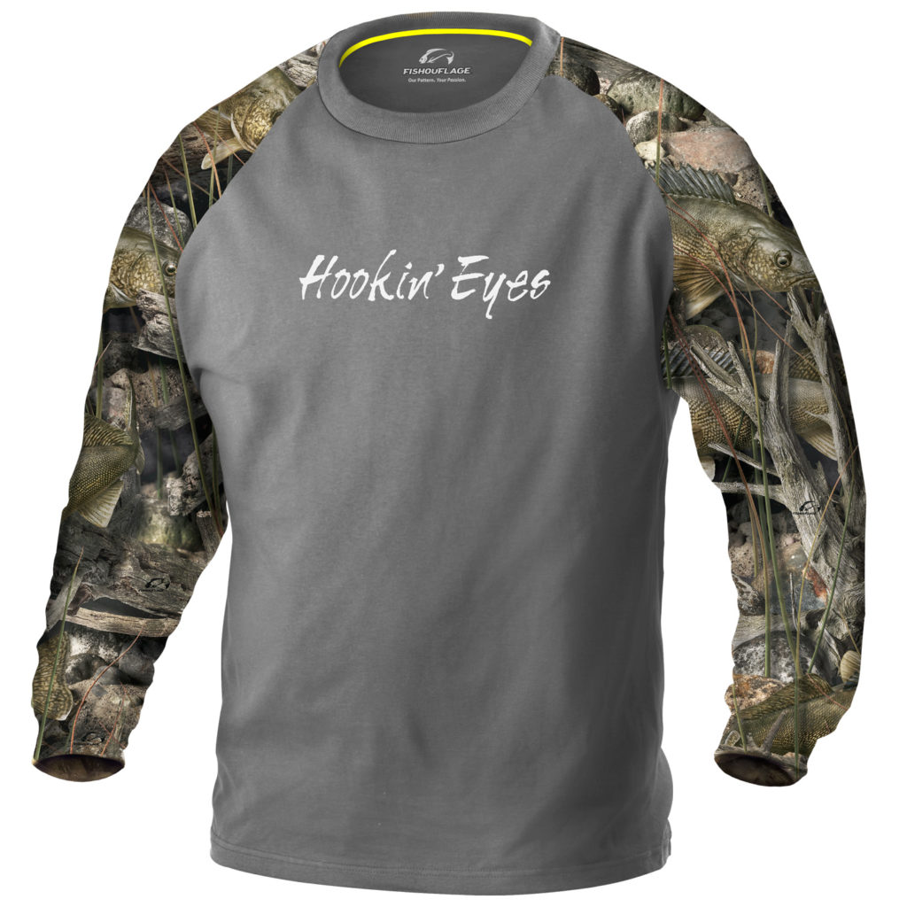 Walleye Fishing T-Shirts  Long Sleeve Fishing Tees for Men