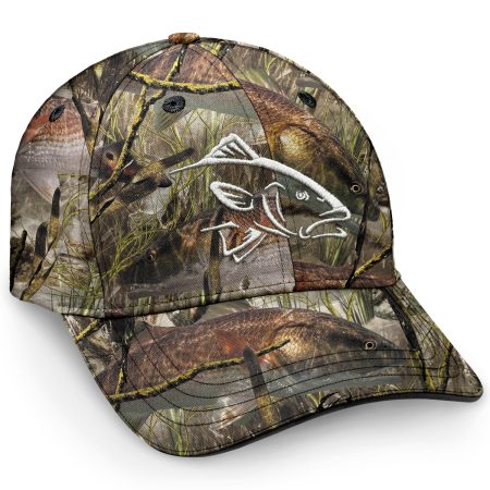 Camo Strike Cap (Redfish)