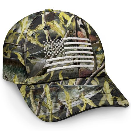 Freedom & Fishing Cap (Musky)