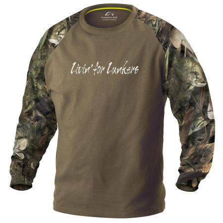Fish Camp Livin' for Lunkers L/S Bass Tee