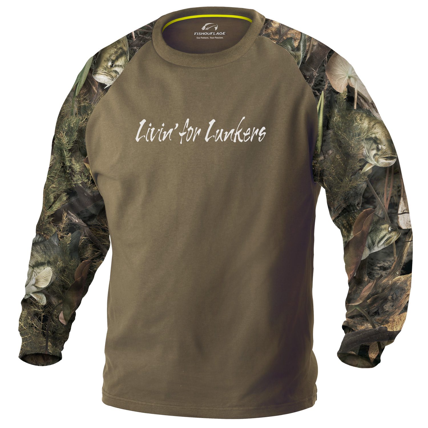 Fish Camp Livin' for Lunkers L/S Bass Tee