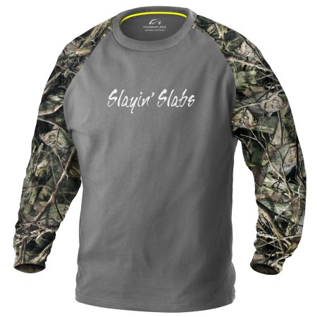 Fish Camp Slayin' Slabs L/S Crappie Tee