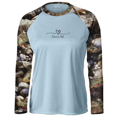 Ladies Love to Fish Tee (Trout)