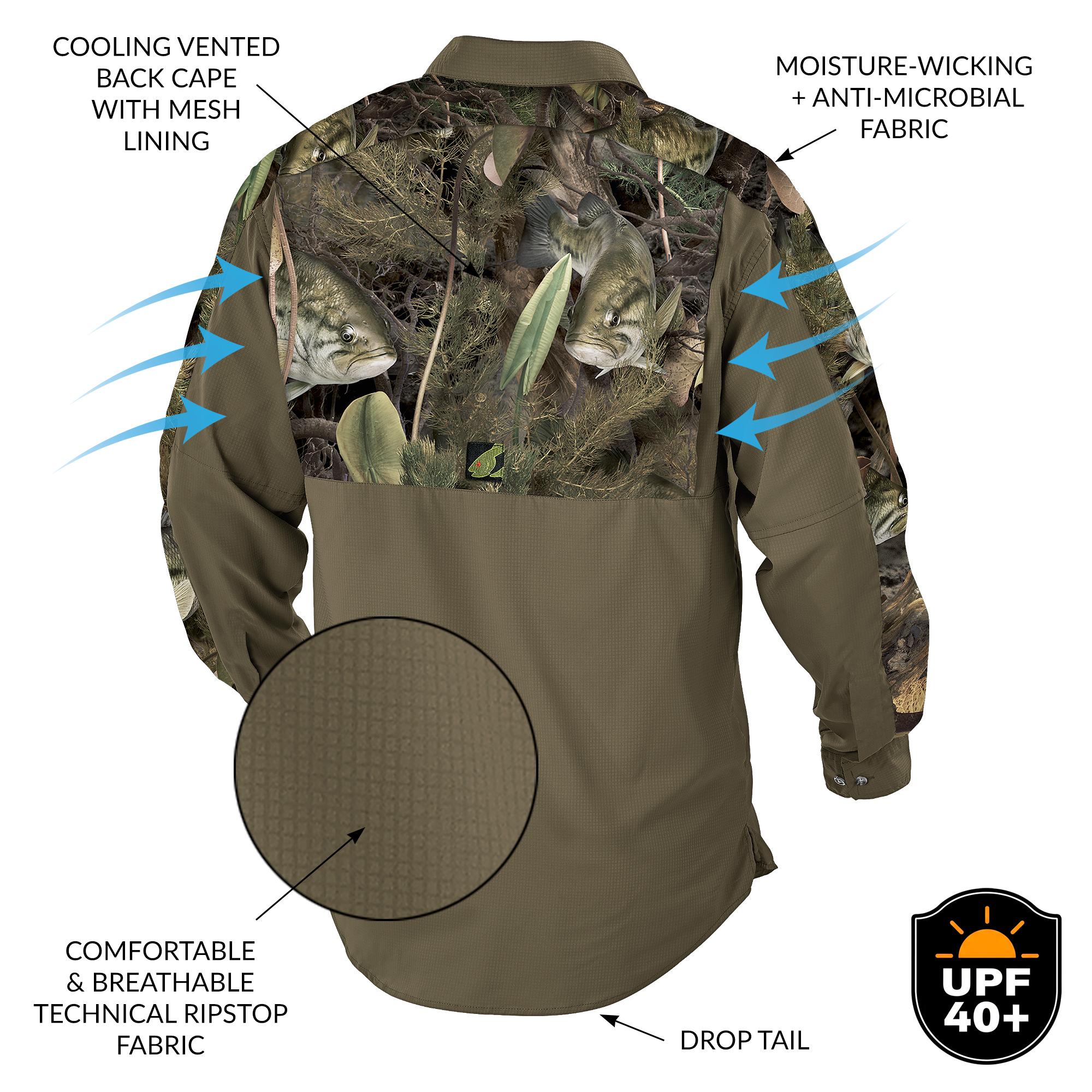 Split Rock Guide Shirt (Bass/Earth) - Image 3