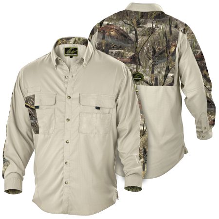 Split Rock Guide Shirt (Redfish/Stone/Black)