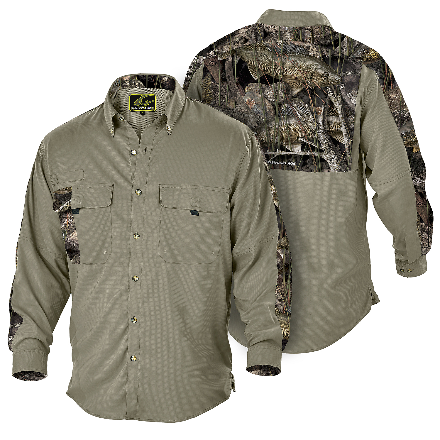 Split Rock Guide Shirt (Walleye/Sage)
