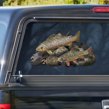 Trout Rocks - Premium Truck/Boat Graphic