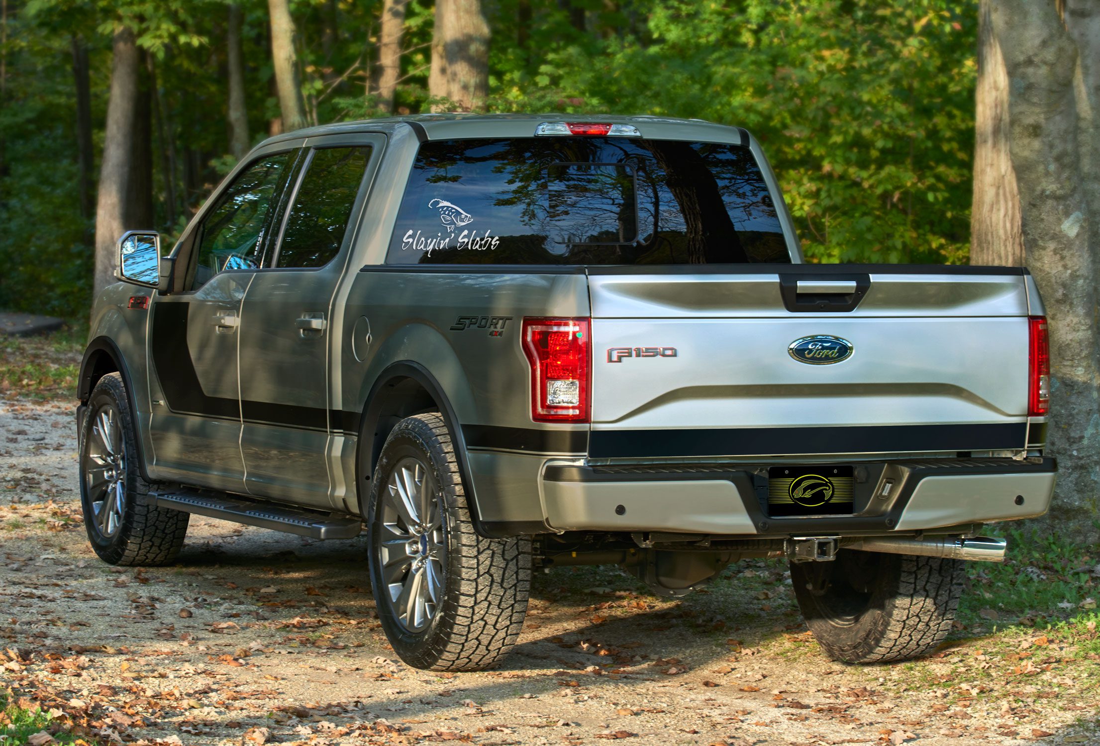 "Slayin' Slabs" Crappie Strike Decal - Image 2