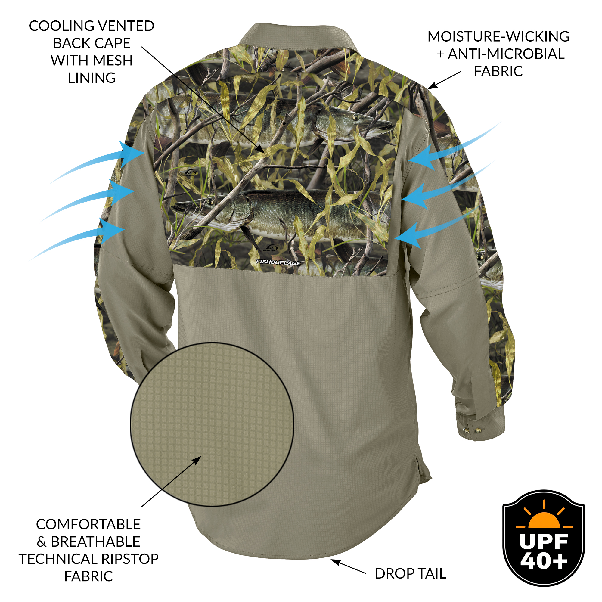 Split Rock Guide Shirt (Musky/Sage) - Image 3